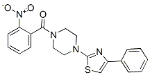 Piperazine, 1-(2-nitrobenzoyl)-4-(4-phenyl-2-thiazolyl)-(9ci) Structure,606087-62-1Structure