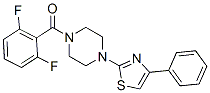 Piperazine, 1-(2,6-difluorobenzoyl)-4-(4-phenyl-2-thiazolyl)-(9ci) Structure,606087-68-7Structure