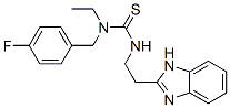 Thiourea, n-[2-(1h-benzimidazol-2-yl)ethyl]-n-ethyl-n-[(4-fluorophenyl)methyl]- (9ci) Structure,606090-40-8Structure