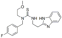 Thiourea, n-[2-(1h-benzimidazol-2-yl)ethyl]-n-[(4-fluorophenyl)methyl]-n-(2-methoxyethyl)- (9ci) Structure,606090-45-3Structure