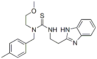 (9CI)-N-[2-(1H-苯并咪唑-2-基)乙基]-N-(2-甲氧基乙基)-N-[(4-甲基苯基)甲基]-硫脲結(jié)構(gòu)式_606090-46-4結(jié)構(gòu)式