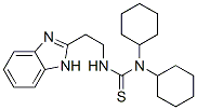 Thiourea, n-[2-(1h-benzimidazol-2-yl)ethyl]-n,n-dicyclohexyl- (9ci) Structure,606090-49-7Structure