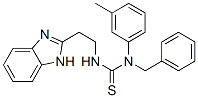 Thiourea, n-[2-(1h-benzimidazol-2-yl)ethyl]-n-(3-methylphenyl)-n-(phenylmethyl)- (9ci) Structure,606090-55-5Structure