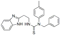 Thiourea, n-[2-(1h-benzimidazol-2-yl)ethyl]-n-(4-methylphenyl)-n-(phenylmethyl)- (9ci) Structure,606090-57-7Structure