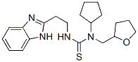 Thiourea, n-[2-(1h-benzimidazol-2-yl)ethyl]-n-cyclopentyl-n-[(tetrahydro-2-furanyl)methyl]- (9ci) Structure,606090-73-7Structure