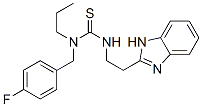 Thiourea, n-[2-(1h-benzimidazol-2-yl)ethyl]-n-[(4-fluorophenyl)methyl]-n-propyl- (9ci) Structure,606090-90-8Structure