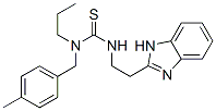 Thiourea, n-[2-(1h-benzimidazol-2-yl)ethyl]-n-[(4-methylphenyl)methyl]-n-propyl- (9ci) Structure,606090-91-9Structure