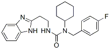 (9CI)-n-[2-(1H-苯并咪唑-2-基)乙基]-n-環(huán)己基-n-[(4-氟苯基)甲基]-脲結(jié)構(gòu)式_606091-34-3結(jié)構(gòu)式