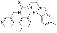 (9CI)-n-[2-(5,6-二甲基-1H-苯并咪唑-2-基)乙基]-n-(2,5-二甲基苯基)-n-(3-吡啶甲基)-硫脲結(jié)構(gòu)式_606091-44-5結(jié)構(gòu)式