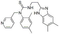 (9CI)-n-[2-(5,6-二甲基-1H-苯并咪唑-2-基)乙基]-n-(2,4-二甲基苯基)-n-(3-吡啶甲基)-硫脲結(jié)構(gòu)式_606091-45-6結(jié)構(gòu)式