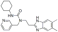 (9CI)-n-環(huán)己基-n-[2-(5,6-二甲基-1H-苯并咪唑-2-基)乙基]-n-(3-吡啶甲基)-脲結(jié)構(gòu)式_606091-60-5結(jié)構(gòu)式