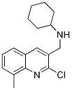 (9ci)-2-氯-n-環(huán)己基-8-甲基-3-喹啉甲胺結(jié)構(gòu)式_606095-54-9結(jié)構(gòu)式