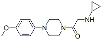 Piperazine, 1-[(cyclopropylamino)acetyl]-4-(4-methoxyphenyl)-(9ci) Structure,606096-38-2Structure