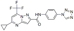 (9CI)-5-環(huán)丙基-N-[4-(1H-四唑-1-基)苯基]-7-(三氟甲基)-吡唑并[1,5-a]嘧啶-2-羧酰胺結(jié)構(gòu)式_606096-64-4結(jié)構(gòu)式