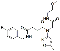 (9ci)-n-[(4-氟苯基)甲基]-n-[2-[(2-甲氧基乙基)氨基]-2-氧代乙基]-n-(5-甲基-3-異噁唑基)-丁烷二酰胺結(jié)構(gòu)式_606098-28-6結(jié)構(gòu)式