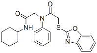 Acetamide, 2-(2-benzoxazolylthio)-n-[2-(cyclohexylamino)-2-oxoethyl]-n-phenyl-(9ci) Structure,606098-39-9Structure