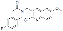 Acetamide, n-[(2-chloro-6-methoxy-3-quinolinyl)methyl]-n-[(4-fluorophenyl)methyl]-(9ci) Structure,606102-77-6Structure