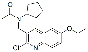 Acetamide, n-[(2-chloro-6-ethoxy-3-quinolinyl)methyl]-n-cyclopentyl-(9ci) Structure,606103-26-8Structure