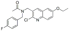 Acetamide, n-[(2-chloro-6-ethoxy-3-quinolinyl)methyl]-n-[(4-fluorophenyl)methyl]-(9ci) Structure,606103-46-2Structure