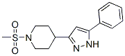 Piperidine, 1-(methylsulfonyl)-4-(5-phenyl-1h-pyrazol-3-yl)-(9ci) Structure,606103-91-7Structure