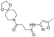 (9ci)-4-(1,4-二噁-8-氮雜螺[4.5]-8-癸基)-n-(5-甲基-3-異噁唑基)-4-氧代-丁酰胺結(jié)構(gòu)式_606103-93-9結(jié)構(gòu)式
