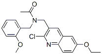 (9ci)-n-[(2-氯-6-乙氧基-3-喹啉)甲基]-n-[(2-甲氧基苯基)甲基]-乙酰胺結(jié)構(gòu)式_606103-98-4結(jié)構(gòu)式