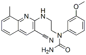 (9CI)-n-[2-[(3-氰基-8-甲基-2-喹啉)氨基]乙基]-n-(3-甲氧基苯基)-脲結(jié)構(gòu)式_606104-94-3結(jié)構(gòu)式