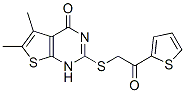 Thieno[2,3-d]pyrimidin-4(1h)-one, 5,6-dimethyl-2-[[2-oxo-2-(2-thienyl)ethyl]thio]- (9ci) Structure,606107-45-3Structure