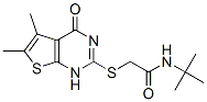 Acetamide, 2-[(1,4-dihydro-5,6-dimethyl-4-oxothieno[2,3-d]pyrimidin-2-yl)thio]-n-(1,1-dimethylethyl)-(9ci) Structure,606107-55-5Structure