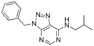 3H-1,2,3-triazolo[4,5-d]pyrimidin-7-amine, n-(2-methylpropyl)-3-(phenylmethyl)-(9ci) Structure,606108-06-9Structure