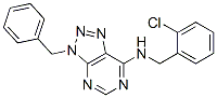 (9ci)-n-[(2-氯苯基)甲基]-3-(苯基甲基)-3H-1,2,3-噻唑并[4,5-d]嘧啶-7-胺結構式_606108-15-0結構式