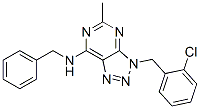 (9ci)-3-[(2-氯苯基)甲基]-5-甲基-n-(苯基甲基)-3H-1,2,3-噻唑并[4,5-d]嘧啶-7-胺結構式_606108-17-2結構式