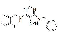 (9ci)-n-[(2-氟苯基)甲基]-5-甲基-3-(苯基甲基)-3H-1,2,3-噻唑并[4,5-d]嘧啶-7-胺結(jié)構(gòu)式_606108-21-8結(jié)構(gòu)式