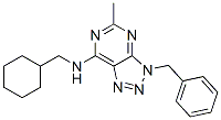 (9ci)-n-(環(huán)己基甲基)-5-甲基-3-(苯基甲基)-3H-1,2,3-噻唑并[4,5-d]嘧啶-7-胺結(jié)構式_606108-37-6結(jié)構式