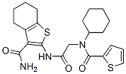 (9ci)-2-[[[環(huán)己基(2-噻吩羰基)氨基]乙?；鵠氨基]-4,5,6,7-四氫-苯并[b]噻吩-3-羧酰胺結(jié)構(gòu)式_606108-92-3結(jié)構(gòu)式