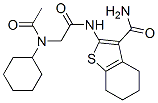 (9ci)-2-[[(乙酰基環(huán)己基氨基)乙?；鵠氨基]-4,5,6,7-四氫-苯并[b]噻吩-3-羧酰胺結(jié)構(gòu)式_606108-96-7結(jié)構(gòu)式