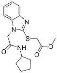 (9ci)-[[1-[2-(環(huán)戊基氨基)-2-氧代乙基]-1H-苯并咪唑-2-基]硫代]-乙酸甲酯結(jié)構(gòu)式_606109-36-8結(jié)構(gòu)式