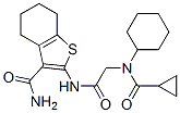 (9ci)-2-[[[環(huán)己基(環(huán)丙基羰基)氨基]乙酰基]氨基]-4,5,6,7-四氫-苯并[b]噻吩-3-羧酰胺結(jié)構(gòu)式_606109-39-1結(jié)構(gòu)式