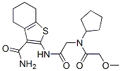 (9ci)-2-[[[環(huán)戊基(甲氧基乙?；?氨基]乙?；鵠氨基]-4,5,6,7-四氫-苯并[b]噻吩-3-羧酰胺結(jié)構(gòu)式_606109-49-3結(jié)構(gòu)式