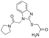 (9ci)-2-[[1-[2-氧代-2-(1-吡咯烷)乙基]-1H-苯并咪唑-2-基]硫代]-乙酰胺結(jié)構(gòu)式_606109-54-0結(jié)構(gòu)式