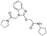 (9ci)-n-環(huán)戊基-2-[[1-[2-氧代-2-(1-吡咯烷)乙基]-1H-苯并咪唑-2-基]硫代]-乙酰胺結(jié)構(gòu)式_606109-61-9結(jié)構(gòu)式