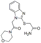 Acetamide, 2-[[1-[2-(4-morpholinyl)-2-oxoethyl]-1h-benzimidazol-2-yl]thio]-(9ci) Structure,606110-53-6Structure