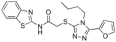 (9ci)-n-2-苯并噻唑-2-[[4-丁基-5-(2-呋喃)-4H-1,2,4-噻唑-3-基]硫代]-乙酰胺結(jié)構(gòu)式_606111-49-3結(jié)構(gòu)式