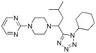 Pyrimidine, 2-[4-[1-(1-cyclohexyl-1h-tetrazol-5-yl)-3-methylbutyl]-1-piperazinyl]- (9ci) Structure,606114-27-6Structure