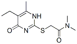 (9ci)-2-[(5-乙基-1,4-二氫-6-甲基-4-氧代-2-嘧啶)硫代]-N,N-二甲基-乙酰胺結(jié)構(gòu)式_606114-43-6結(jié)構(gòu)式