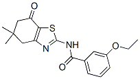 (9ci)-3-乙氧基-n-(4,5,6,7-四氫-5,5-二甲基-7-氧代-2-苯并噻唑)-苯甲酰胺結(jié)構(gòu)式_606114-48-1結(jié)構(gòu)式