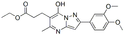 Pyrazolo[1,5-a]pyrimidine-6-propanoic acid, 2-(3,4-dimethoxyphenyl)-7-hydroxy-5-methyl-, ethyl ester (9ci) Structure,606114-58-3Structure