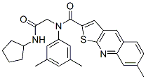 Thieno[2,3-b]quinoline-2-carboxamide, n-[2-(cyclopentylamino)-2-oxoethyl]-n-(3,5-dimethylphenyl)-7-methyl- (9ci) Structure,606114-79-8Structure