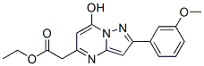 Pyrazolo[1,5-a]pyrimidine-5-acetic acid, 7-hydroxy-2-(3-methoxyphenyl)-, ethyl ester (9ci) Structure,606116-30-7Structure