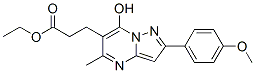 Pyrazolo[1,5-a]pyrimidine-6-propanoic acid, 7-hydroxy-2-(4-methoxyphenyl)-5-methyl-, ethyl ester (9ci) Structure,606116-36-3Structure